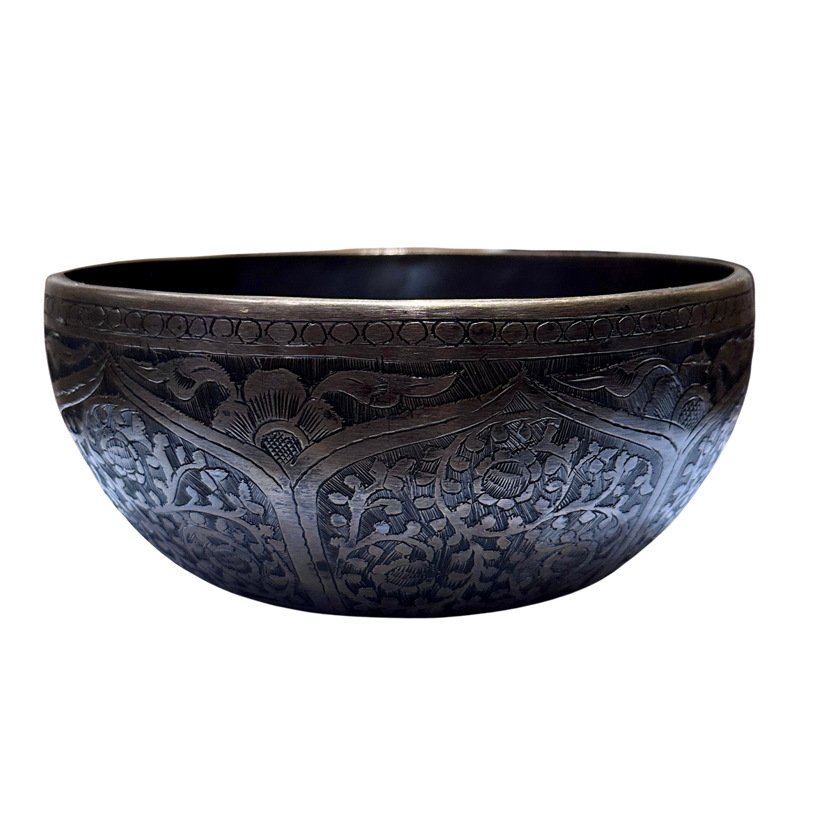 尼泊爾深色雕刻缽 15-20cm