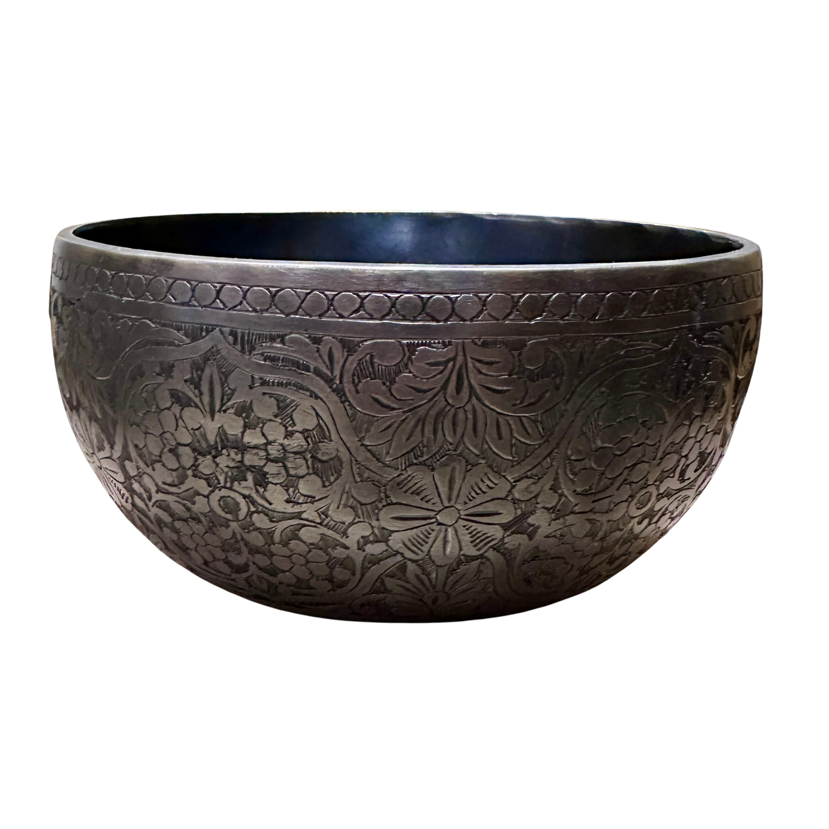 尼泊爾深色雕刻缽 15-20cm