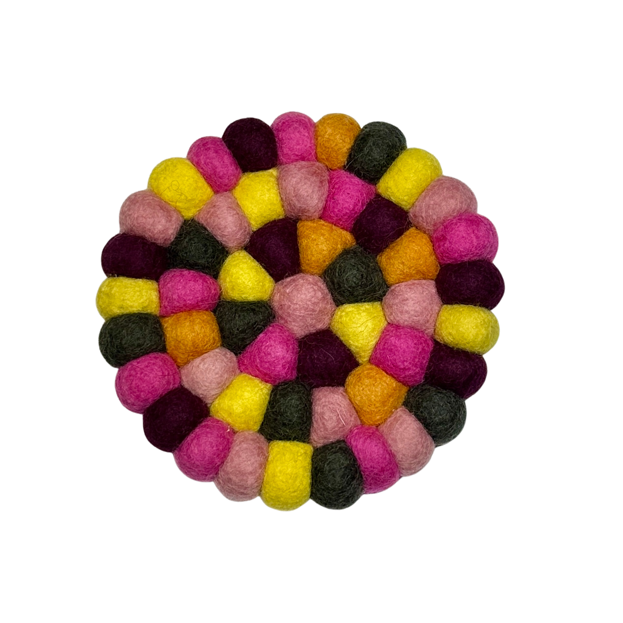 混色羊毛頌缽墊-11-14cm