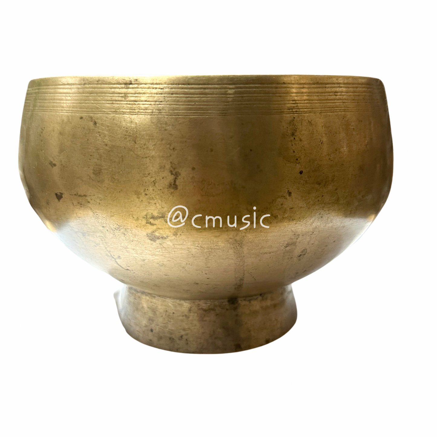 Antique Naga/Pedestal Singing Bowl 納珈古董缽-Note C4