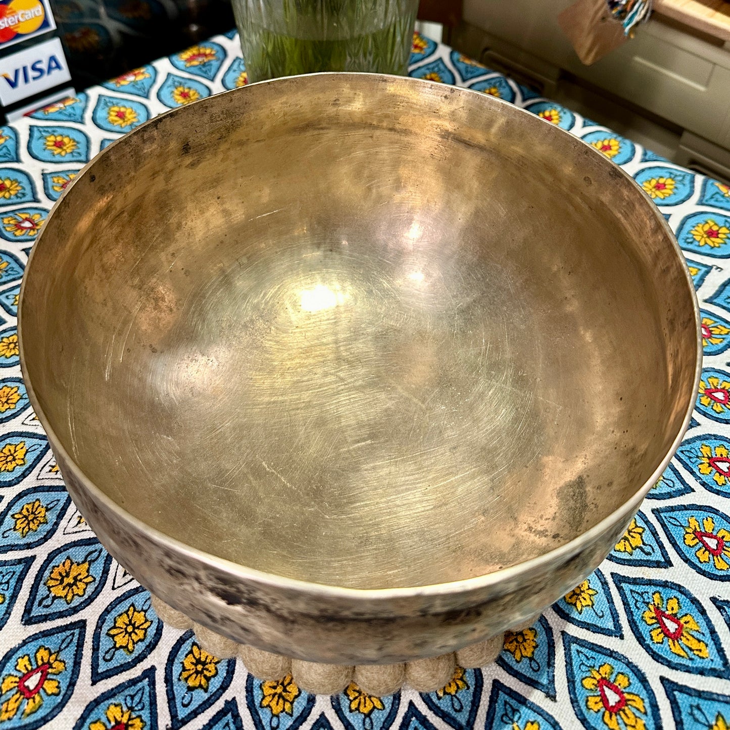 Antique Ultabati Singing Bowl 古董頌缽 22cm-Note A2 八折優惠