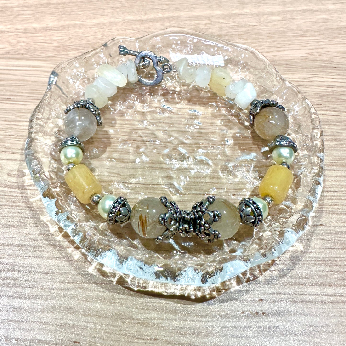 金髮晶.黃玉手串