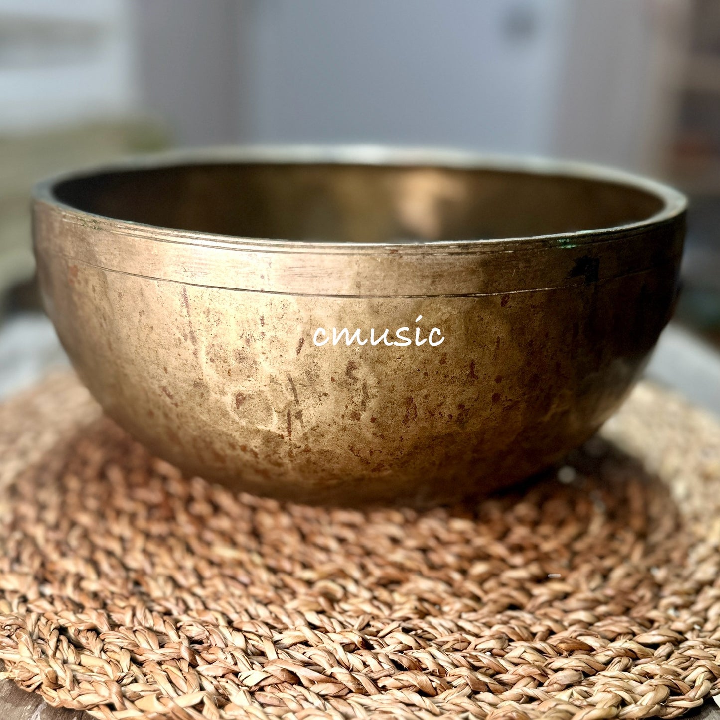 Antique Jambati Singing Bowl 古董頌缽 25cm-Note F3 六折優惠