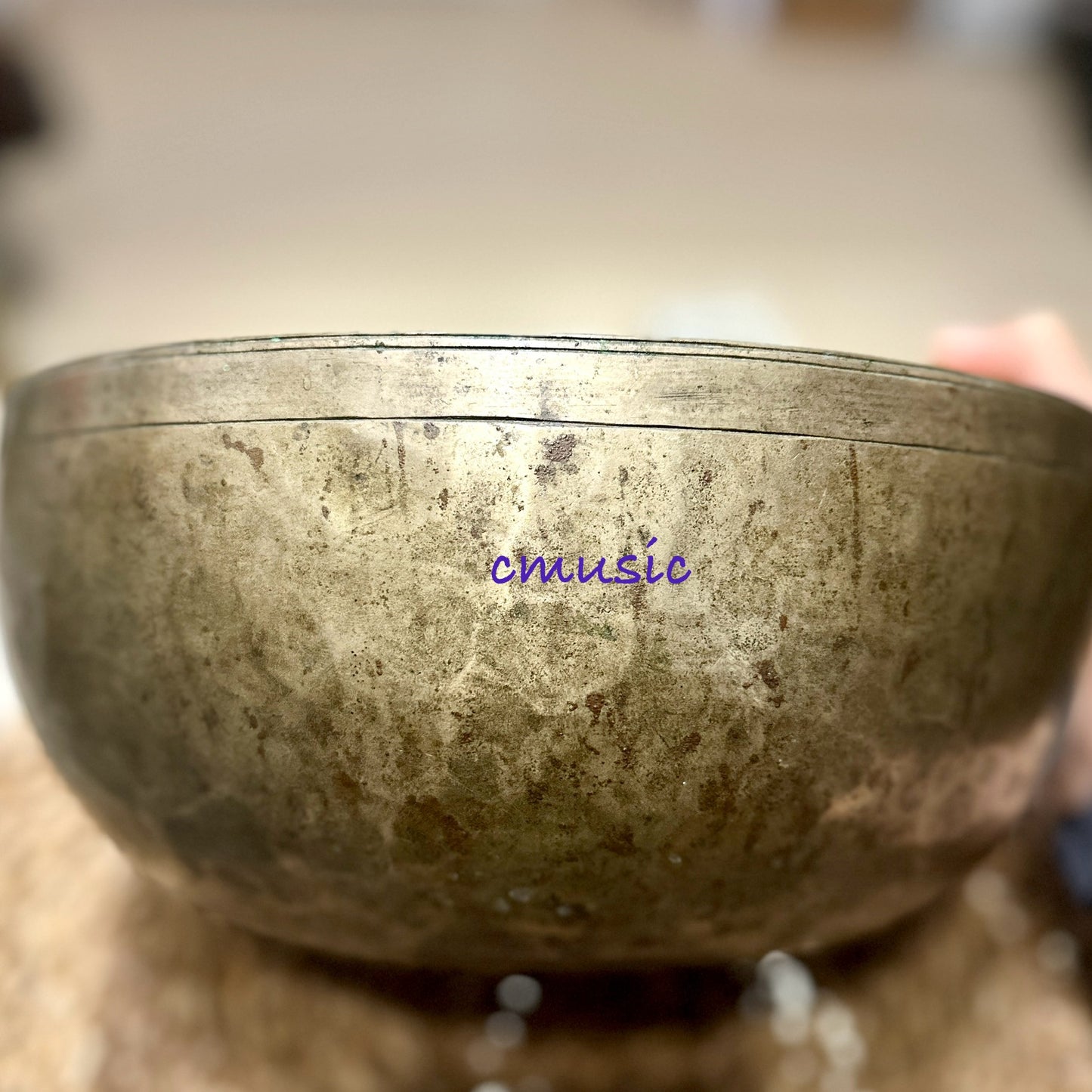 Antique Jambati Singing Bowl 古董頌缽 25cm-Note F3 六折優惠