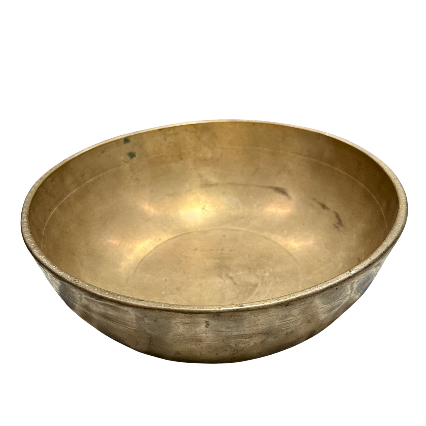 Antique Manipuri Singing Bowl 18cm Note F#3 IB250102