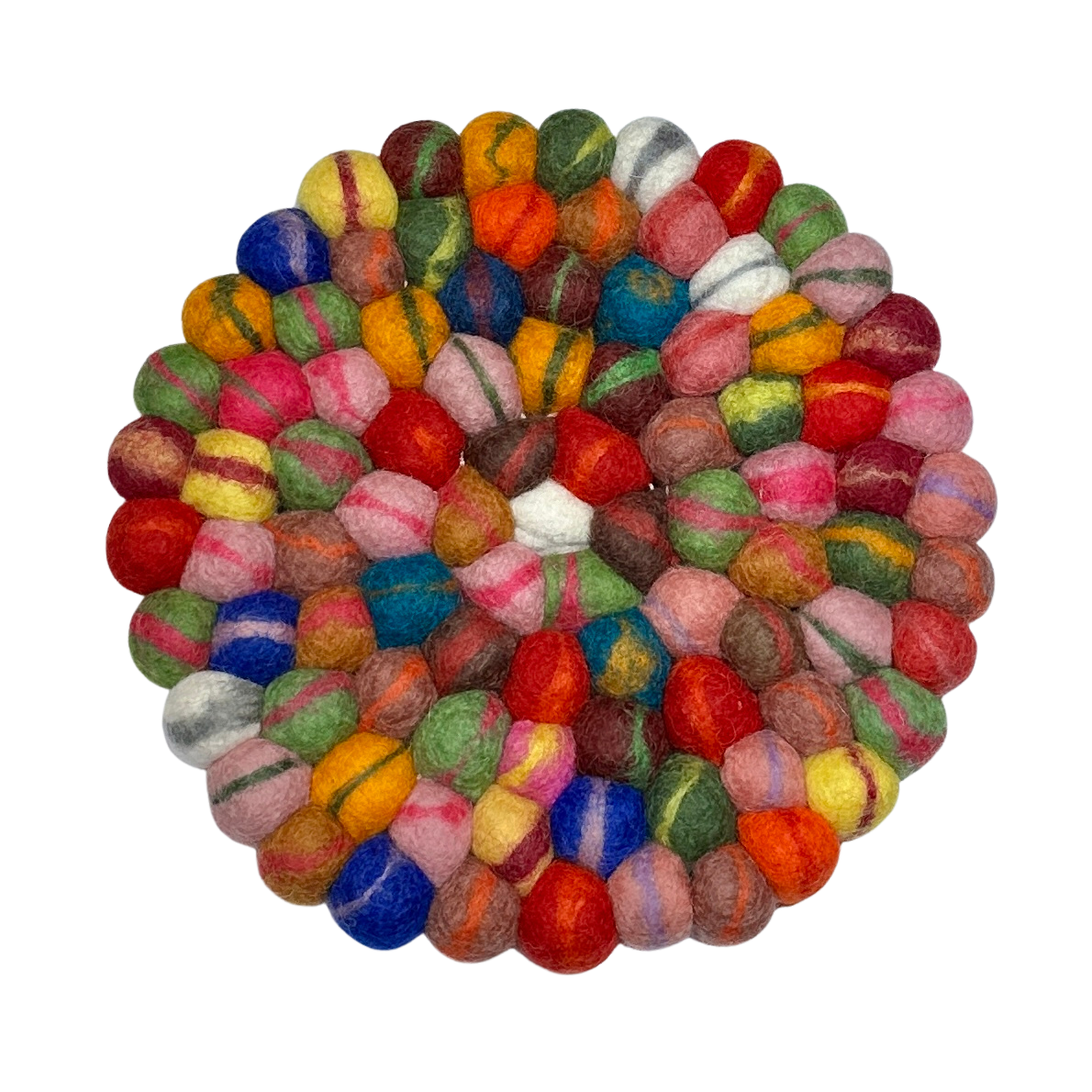 混色羊毛頌缽墊-20cm