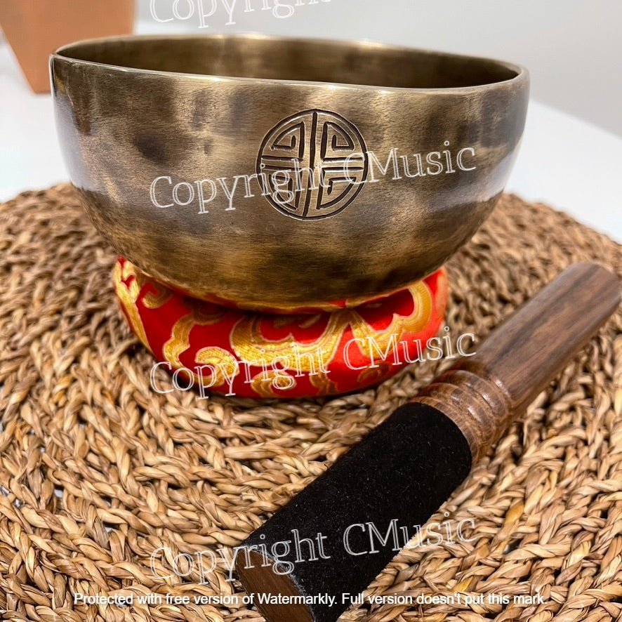 10-14cm Nepal Full Moon Singing Bowl 尼泊爾滿月頌缽
