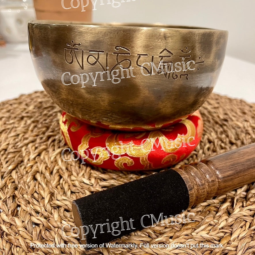 10-14cm Nepal Full Moon Singing Bowl 尼泊爾滿月頌缽