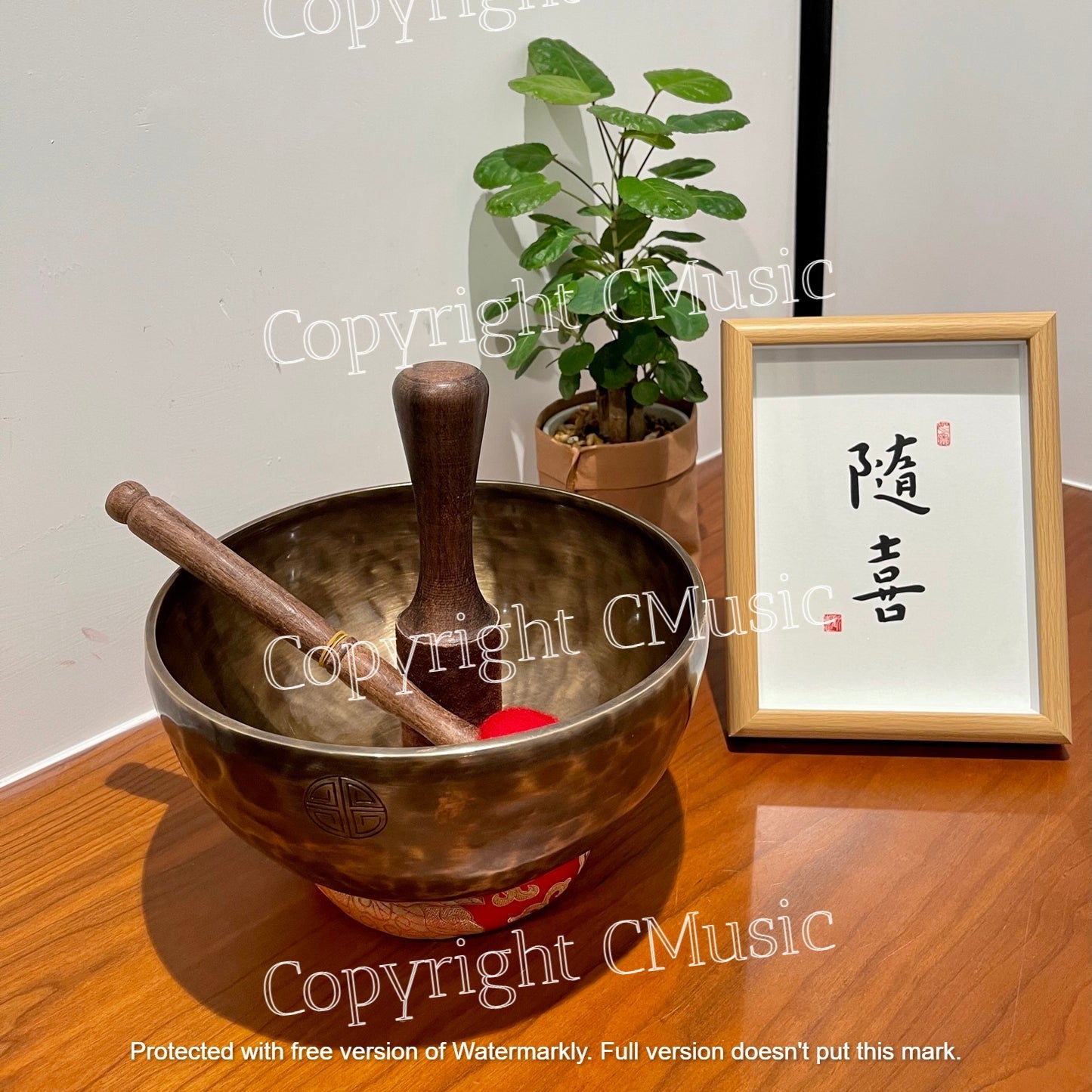 15-27cm Full Moon Singing Bowl 滿月頌缽
