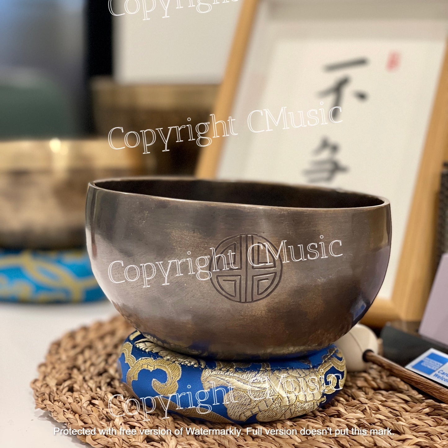 10-14cm Nepal Full Moon Singing Bowl 尼泊爾滿月頌缽