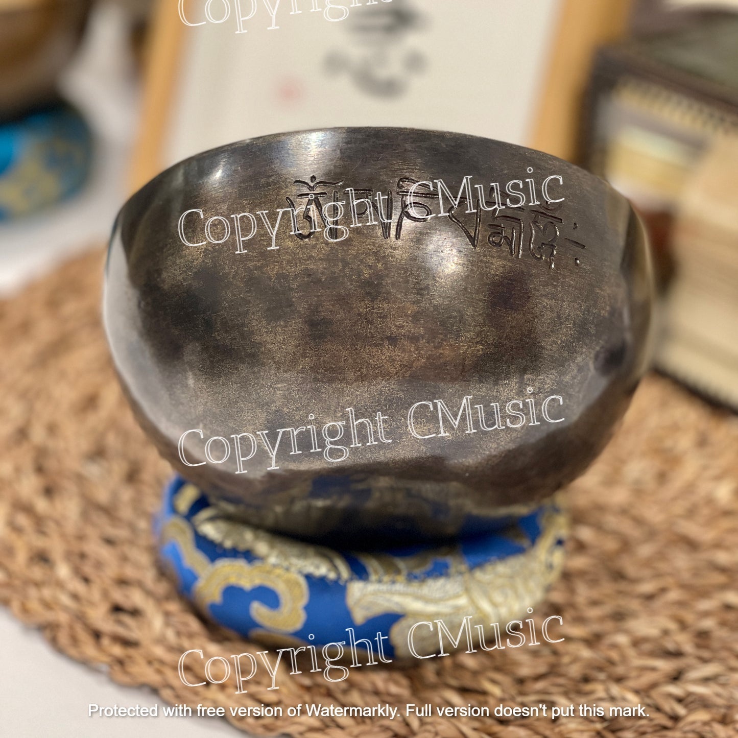 10-14cm Nepal Full Moon Singing Bowl 尼泊爾滿月頌缽