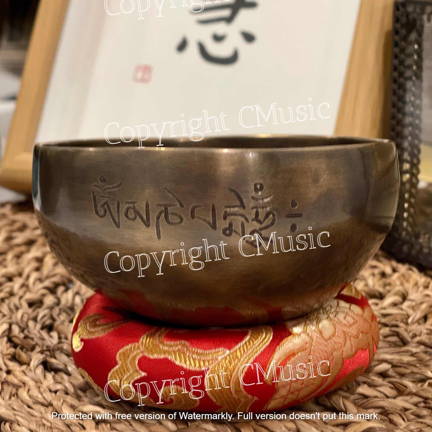 10-14cm Nepal Full Moon Singing Bowl 尼泊爾滿月頌缽