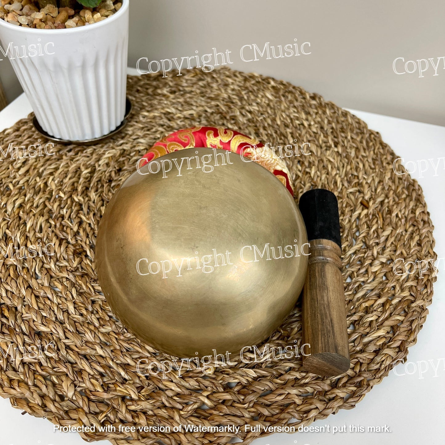 Nepal Handcrafted Bowl 尼泊爾手造頌缽-Natural Color 原色