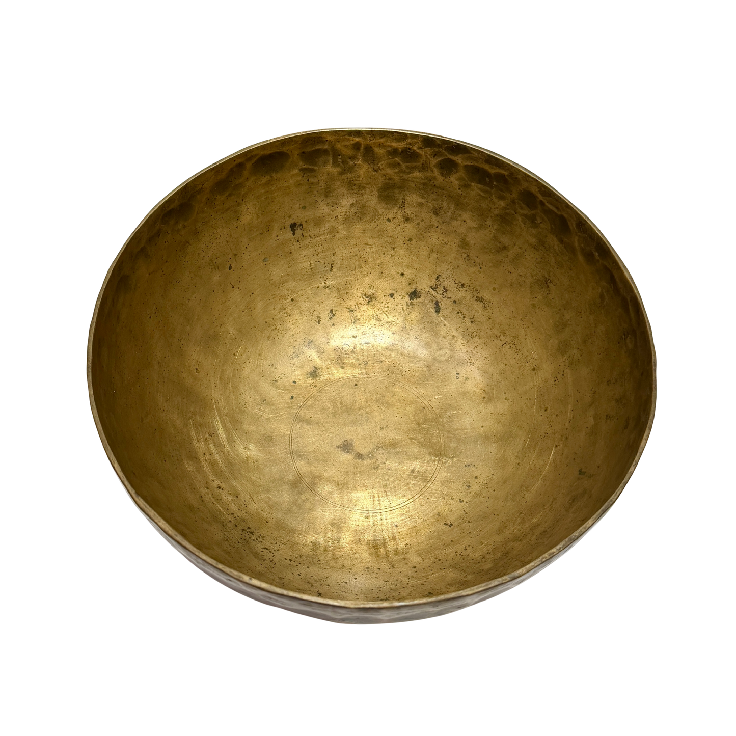Antique Jambati Singing Bowl 古董頌缽 21cm-Note A2