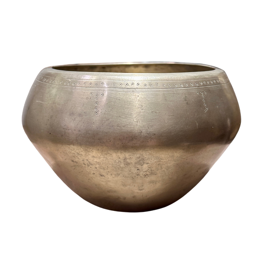 Old Singing Bowl 老頌缽 18cm-Note F#4