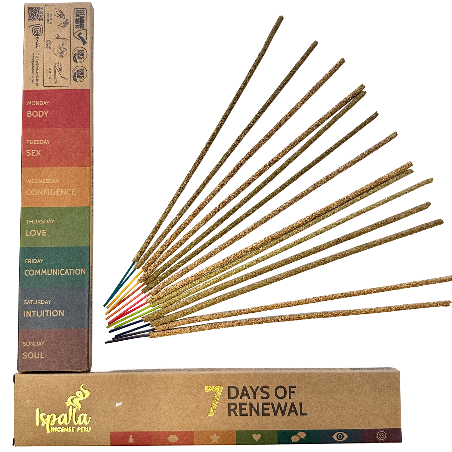 Ispalla Incense Peru 7 days of Renewal 秘魯7天重生(七脈輪)線香