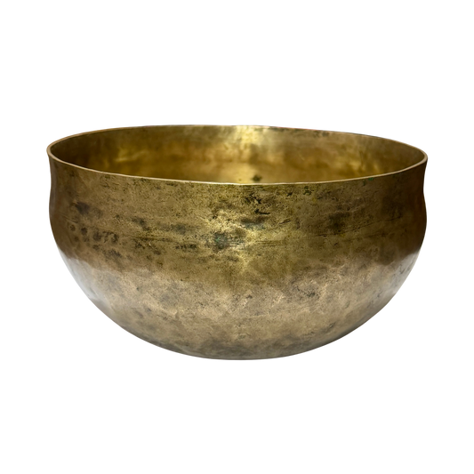 Antique Ultabati Singing Bowl 古董烏塔巴蒂頌缽 19cm-Note A2