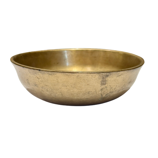 Antique Manipuri Singing Bowl 14cm Note D#4