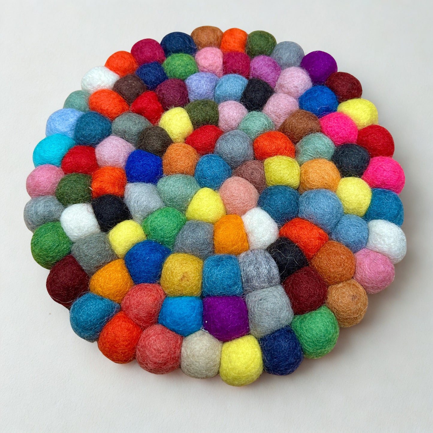 混色羊毛頌缽墊-20cm