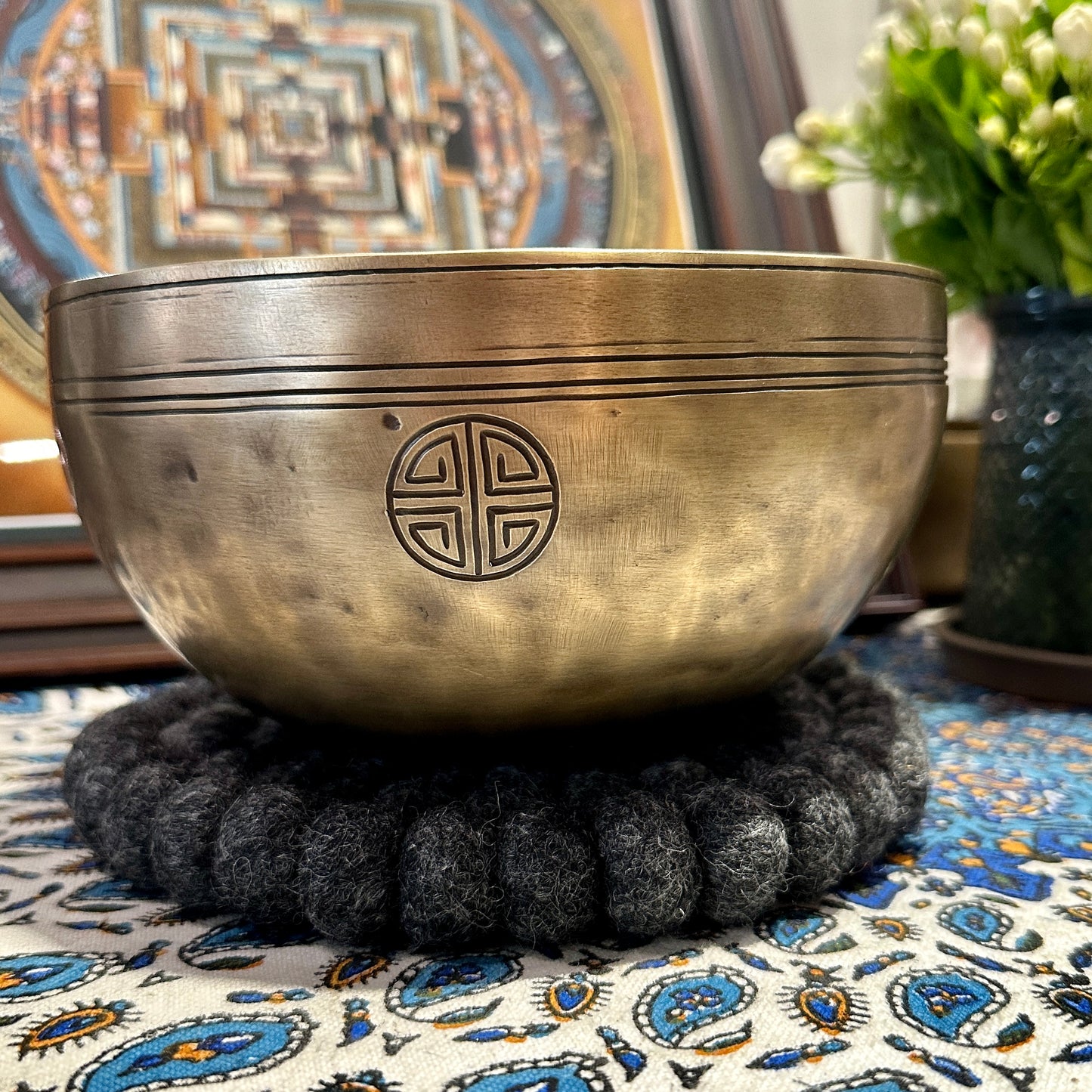 尼泊爾厚身滿月頌缽 | Nepal Thick Full Moon Singing Bowl