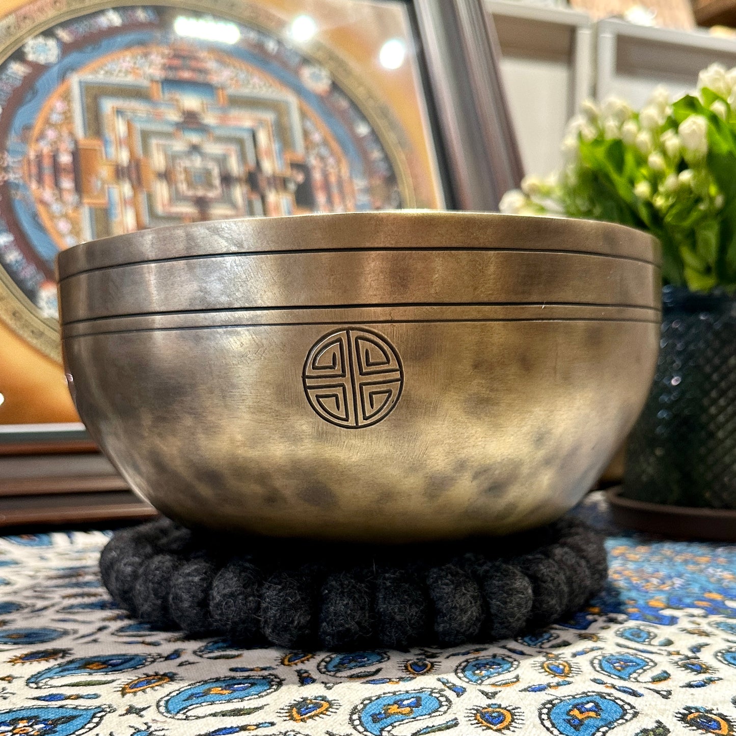 尼泊爾厚身滿月頌缽 | Nepal Thick Full Moon Singing Bowl