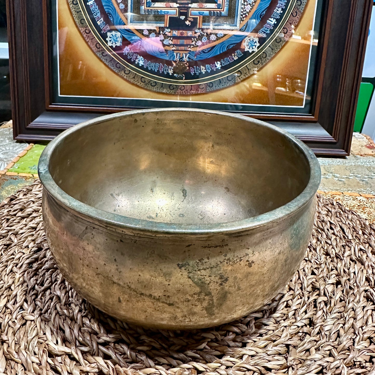 Old Singing Bowl 老頌缽 17.5cm Note C4 AB241030 半價優惠