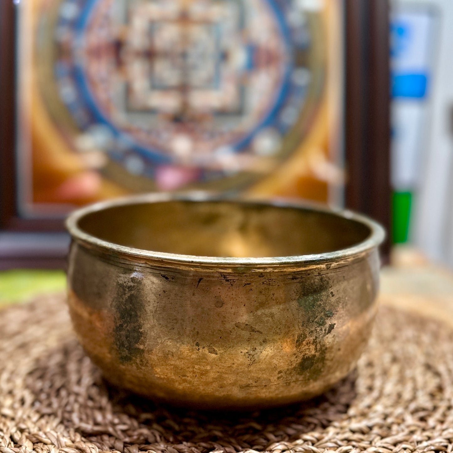 Old Singing Bowl 老頌缽 17.5cm Note C4 AB241030 半價優惠