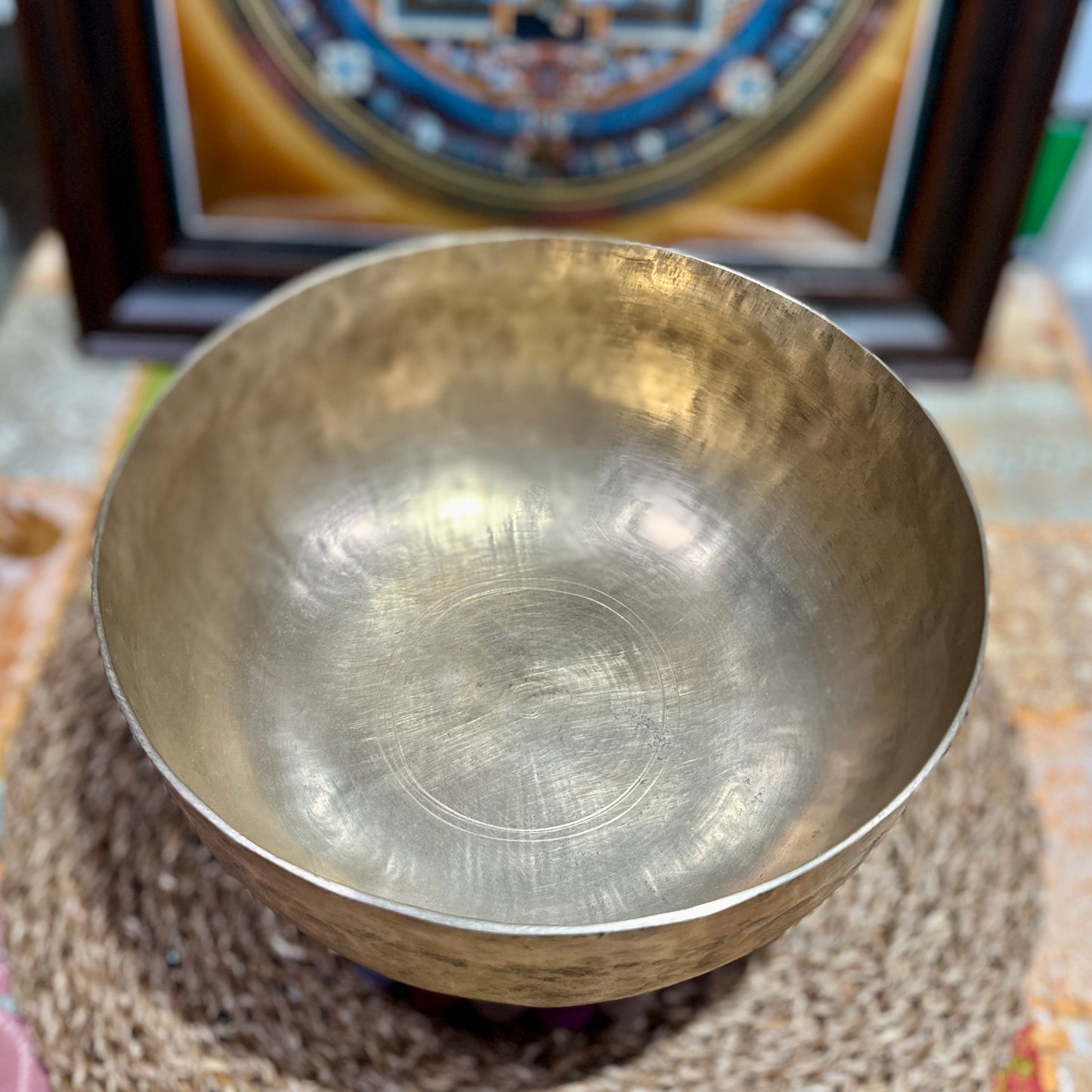 Antique Ultabati Singing Bowl 古董頌缽 26cm-Note F2 八折優惠