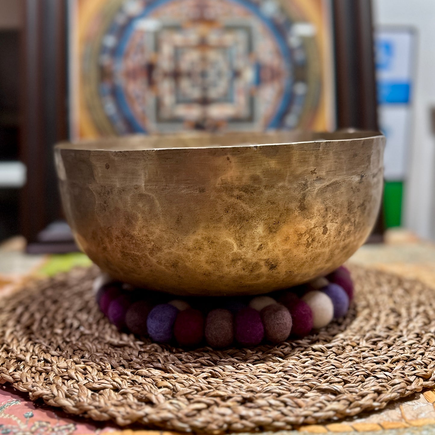 Antique Ultabati Singing Bowl 古董頌缽 26cm-Note F2 八折優惠