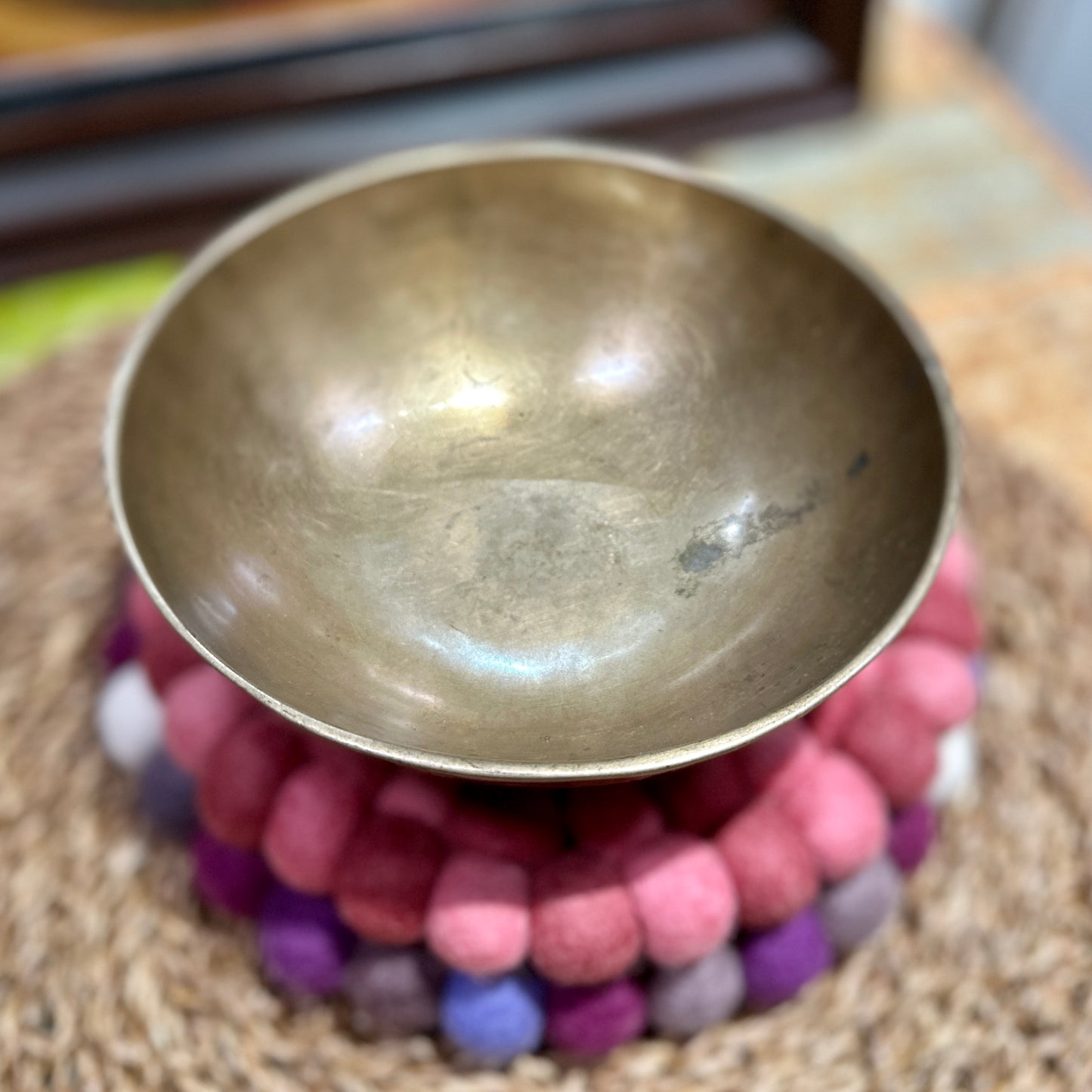 Old Manipuri Singing Bowl 古董頌缽 16cm Note G#3