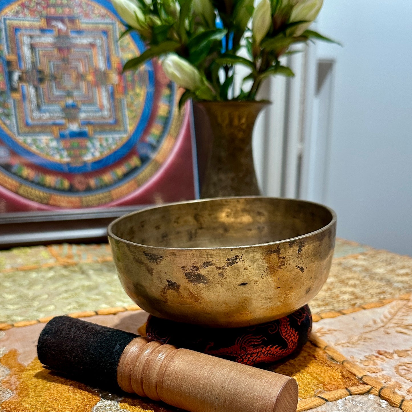 Old Singing Bowl 老頌缽 11.5cm Note E4-半價優惠
