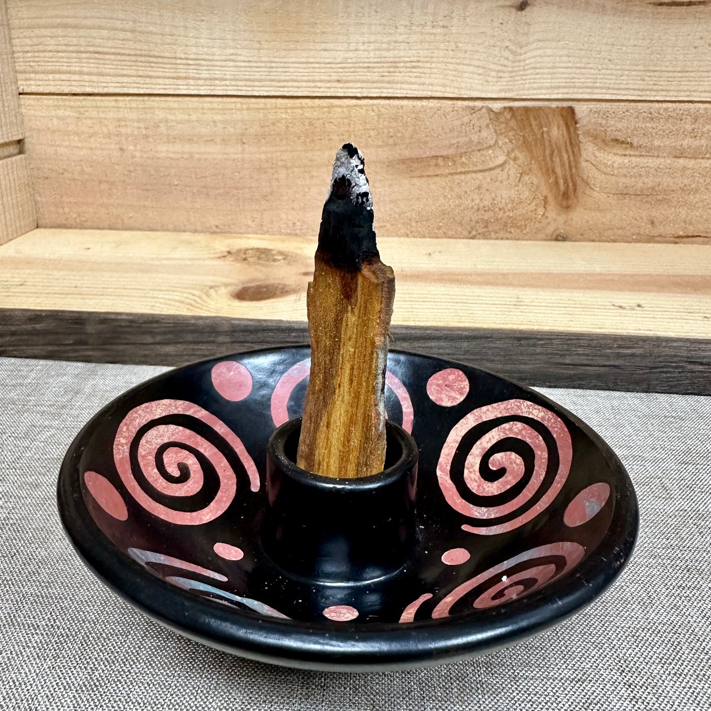 秘魯聖木陶瓷座 Peru Palo Santo Holder