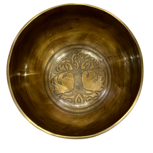 「生命之樹」雕刻頌缽 Tree of Life Singing Bowl