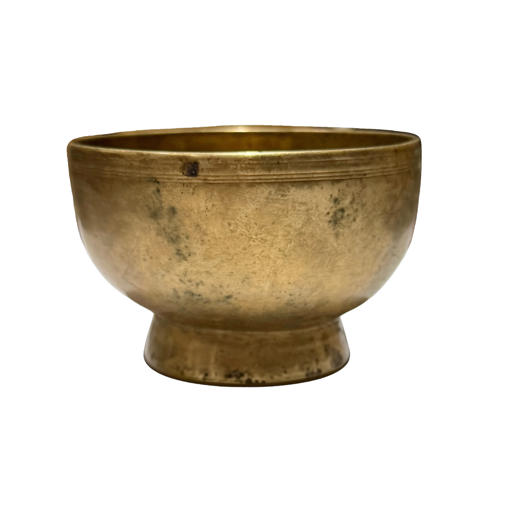 Antique Naga/Pedestal Singing Bowl 納伽古董缽 10cm Note G#4