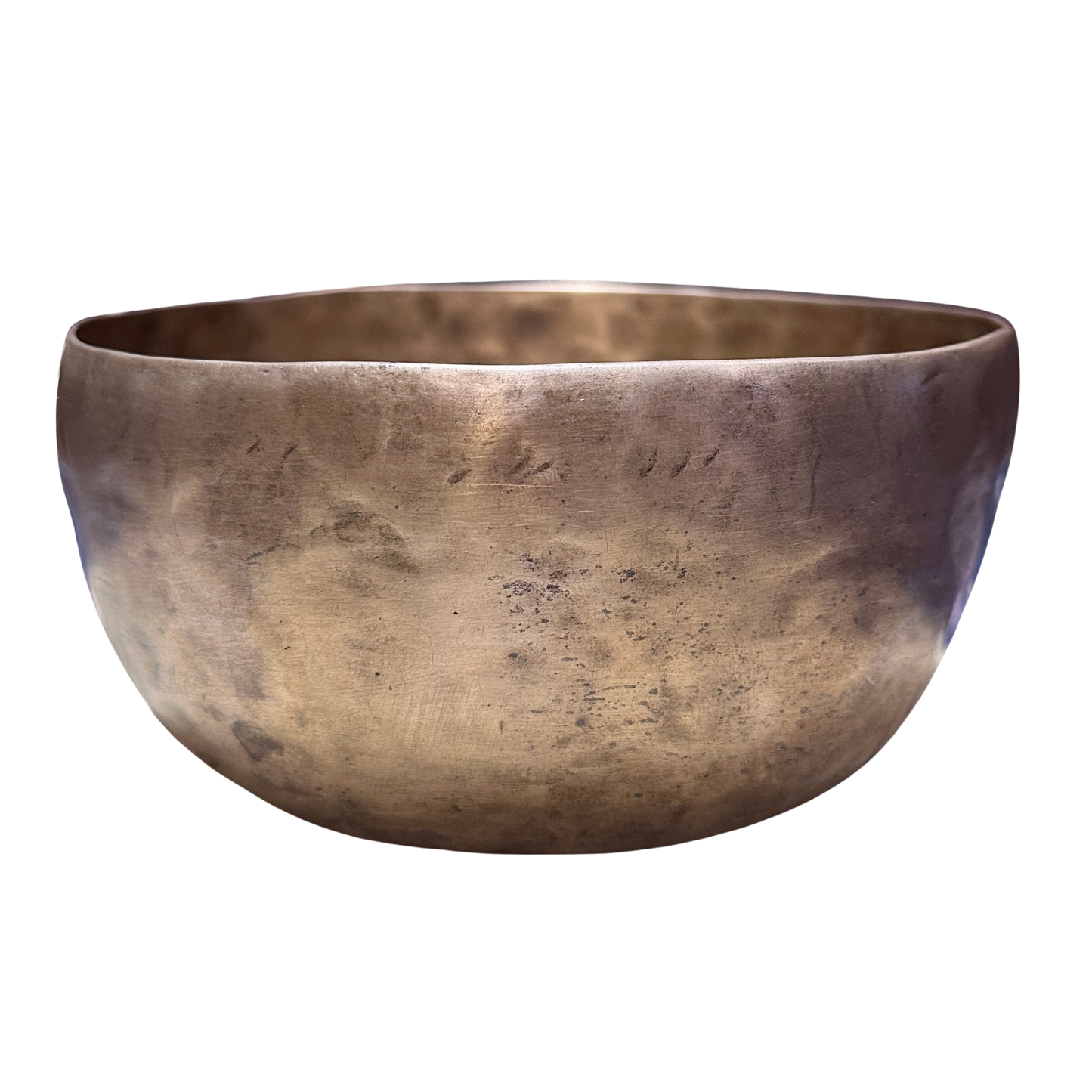 Old Singing Bowl 老頌缽 17cm-Note F#3 海豚缽
