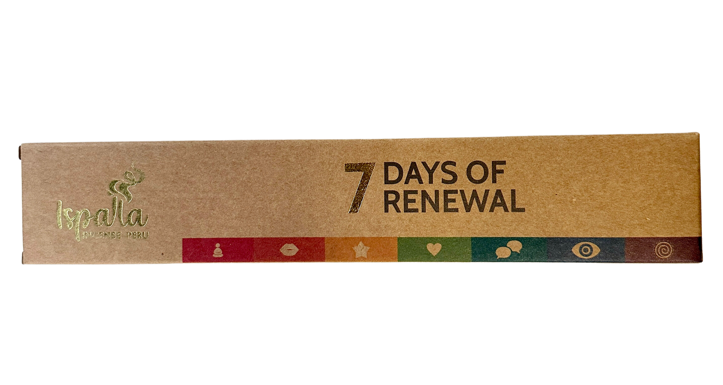 Ispalla Incense Peru 7 days of Renewal 秘魯7天重生(七脈輪)線香